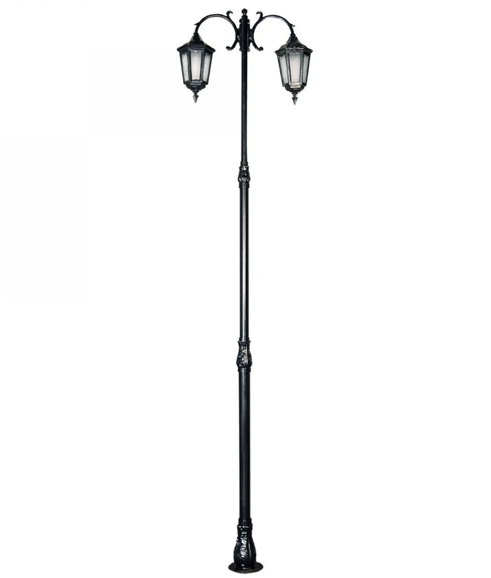 Büyük Altıgen Fenerli Direk ve Aplikleri 2 - classic-lighting kategorisi aydınlatma ürünü